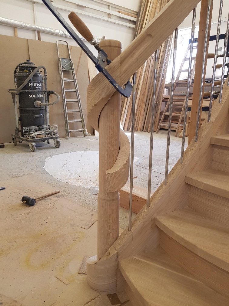 Dřevěné schodiště na zakázku