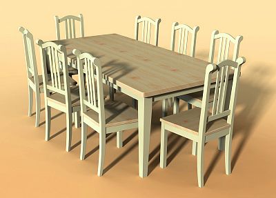 Jídelní stůl a židle na míru