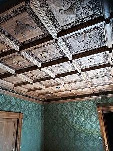 obklady stropů interiéry