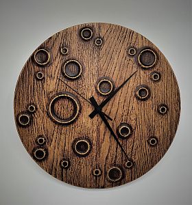 originální dřevěné hodiny