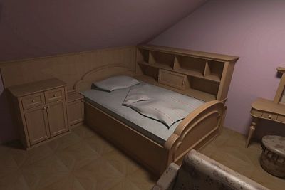 Dětská postel na míru z masivu