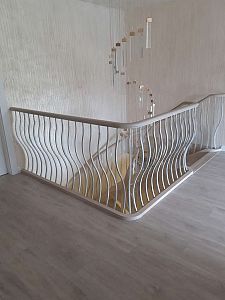 Stairs and railing