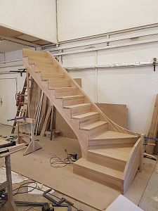 Stairs and railing