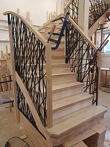 Stairs and railing