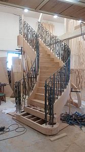 Stairs and railing