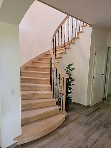 Stairs and railing