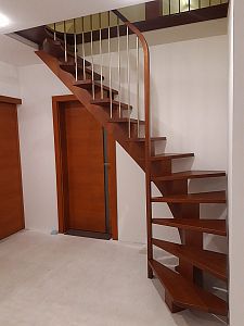 Stairs and railing