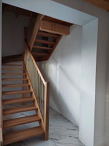 Stairs and railing