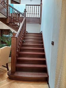 Stairs and railing