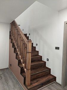 Stairs and railing