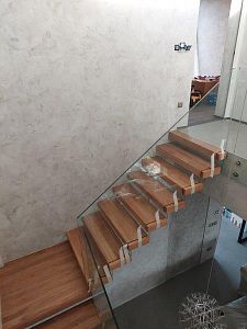 Stairs and railing