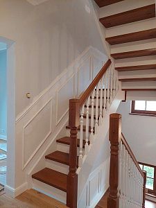 Stairs and railing