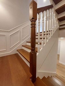 Stairs and railing