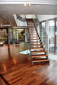 Stairs and railing