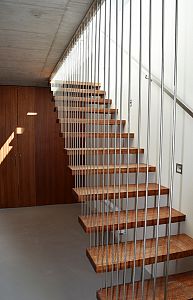 Stairs and railing