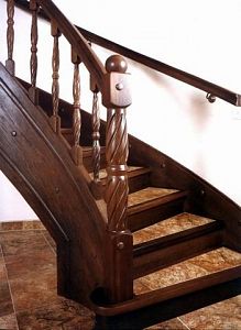 Stairs and railing