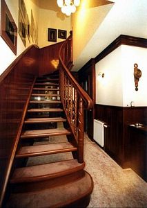 Stairs and railing