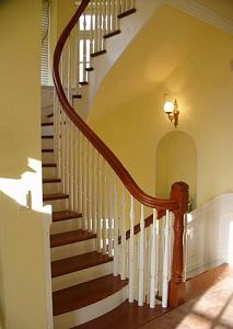 Stairs and railing