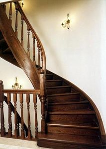 Stairs and railing