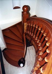 Stairs and railing