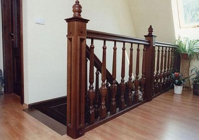 Stairs and railing