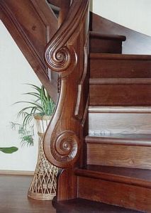 Stairs and railing