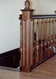 Stairs and railing