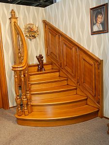 Stairs and railing