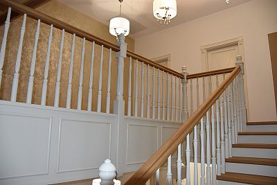 Stairs and railing