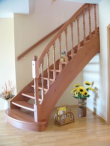 Stairs and railing