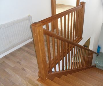 Stairs and railing