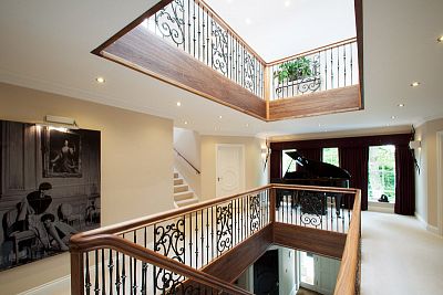 Stairs and railing