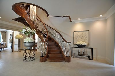 Stairs and railing