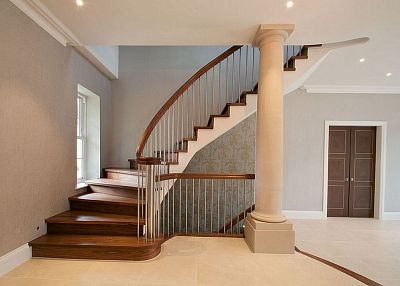 Stairs and railing