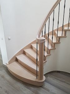 Stairs and railing