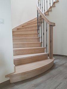 Stairs and railing
