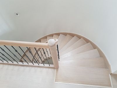 Stairs and railing