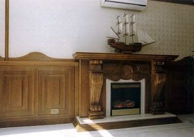 Wooden paneling