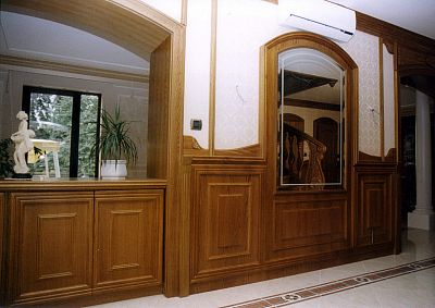 Wooden paneling