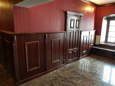 Wooden paneling