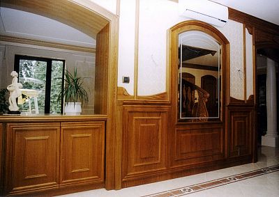 Wooden paneling