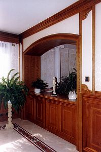 Wooden paneling