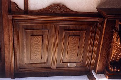 Wooden paneling